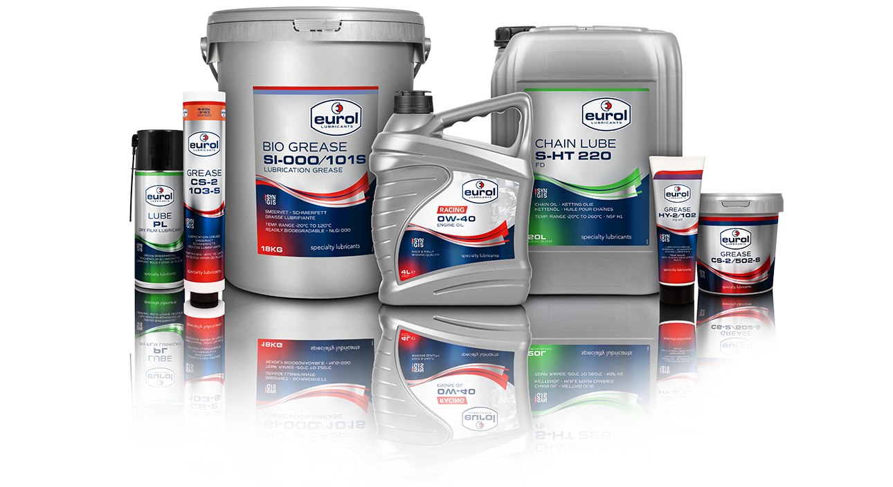 Eurol Specialty Schmierstoffe Sortiment