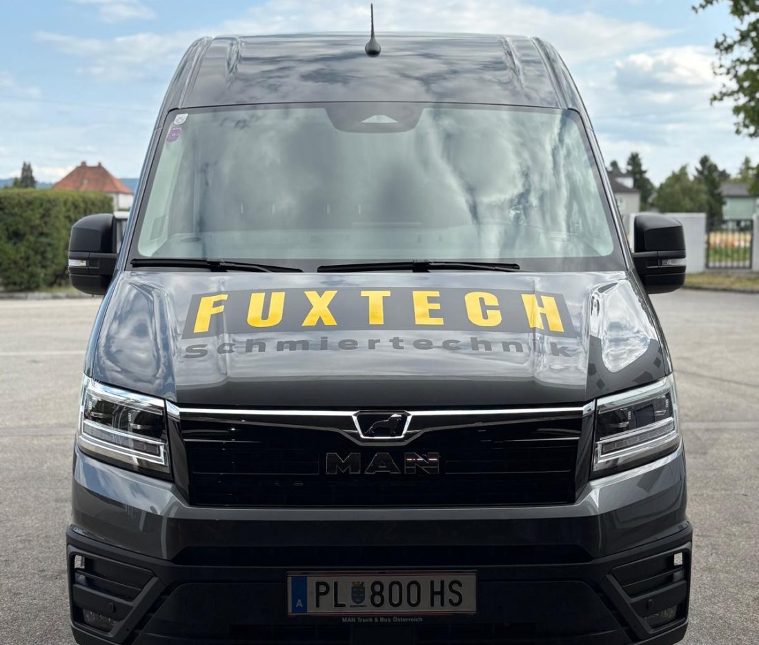FUXTECH Schmiertechnik Einsatzfahrzeug (MAN) — mobiler Schmierservice in ganz Österreich